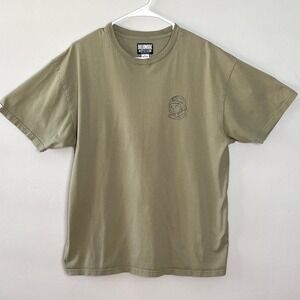 Billionaire Boys Club Linework Tee Olive Green Astronaut Logo Graphic T-Shirt L